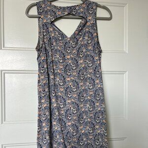 Gap Women's small paisley print shift mini dress